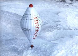 A balloon to fly over the arctic icepack