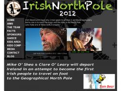 An Irish first at the North Pole