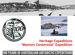 Going back to the famous Mawson Hut