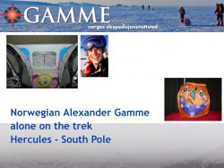 Norwegian Alexander Gamme for a solo Hercules-SP