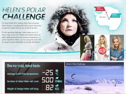 BBC TV presenter (Blue Peter show) Helen Skelton wants to have fun in the Antarctic