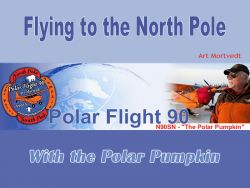 Flying to the North Pole