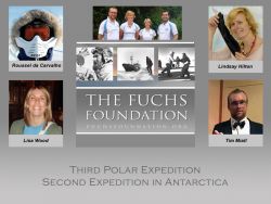 Four teachers go to Antarctica for the Fuchs Foundation