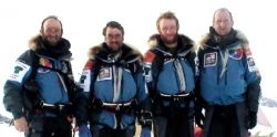 Polar Quest South Pole team