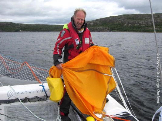 17 July / Testing the large drag anchor.