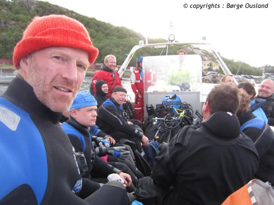 17 July / Joining members of Kirkenes Sports-Diving Club on an excursion.