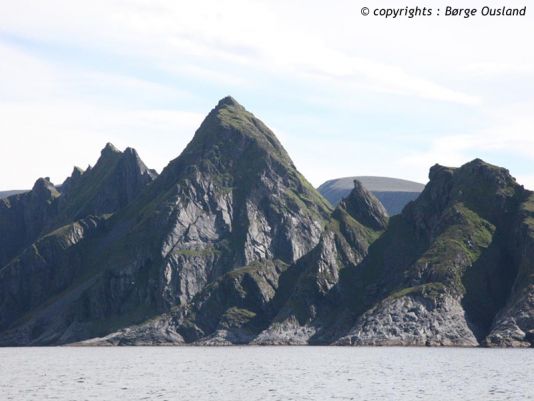 7 July / The highest of the rugged Lyngen Alps, near Tromsø, tower 1833 metres above sea level.