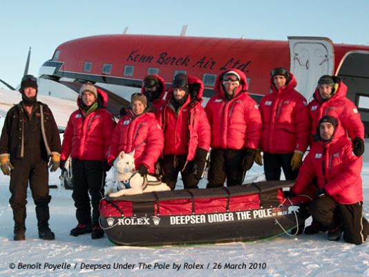 They needed to use two aircraft, a Twin Otter and a DC3, to ensure that everything went off as safely as possible.