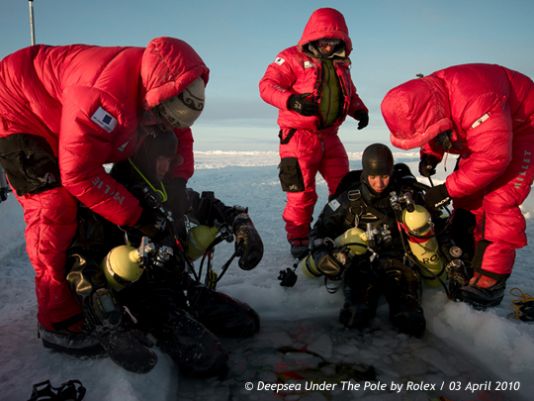 The aim of the expedition was to produce an unprecedented audiovisual account of this hidden world in order to create a memoir and present the pack-ice as it has never been seen before.