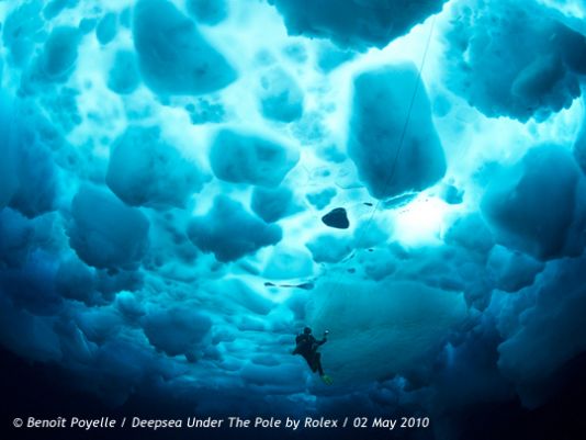 The air operation to collect Ghislain Bardout's team appears to be far from straightforward. And as the pilots at Ken Borek's company continue to analyse the situation, the members of Bardout's expedition continue to dive beneath the ice.