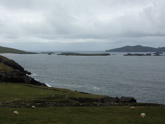 Blasket sound from the North dingle coast