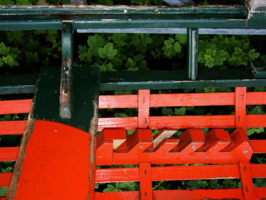 Detail of the boat's structure