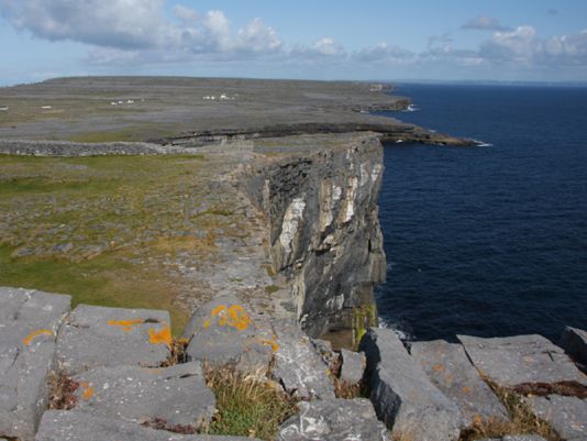 Inish More's limestone cliffs