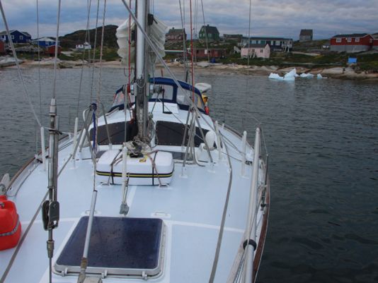 Anchorage in Qagssimiut some 36 miles in North Narssaq.