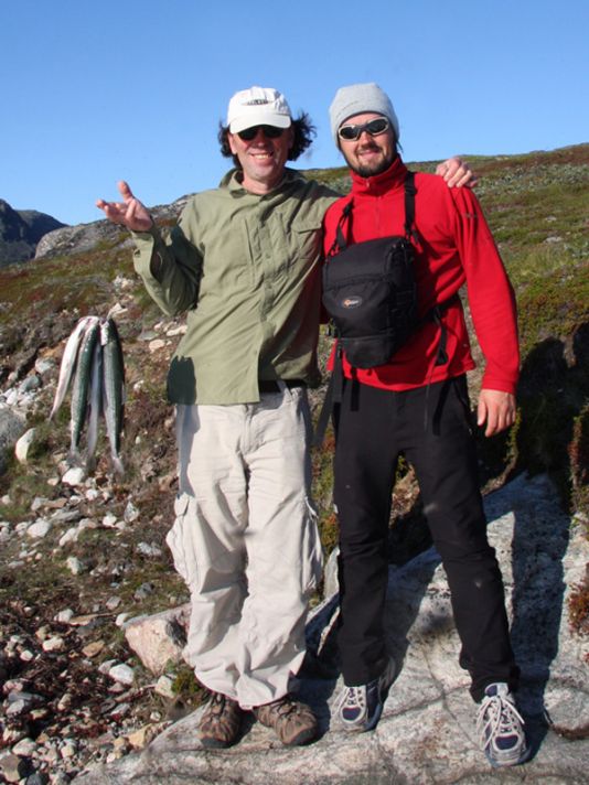 Pierre & Christophe with a good fishing in record time!