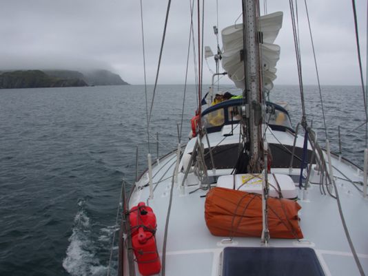 1 June, Grohoge point, closing Glandore Harbor.