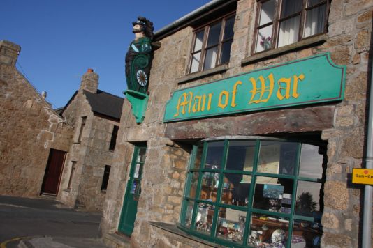 Typical sea-front shops