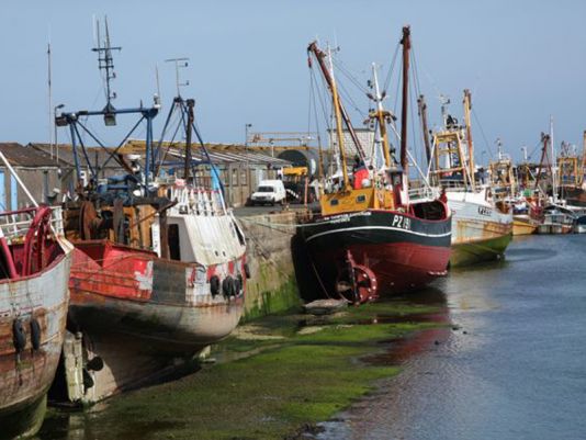 Penzance's walk leads to the Newlyn large fishing port. Lovely stroll ...