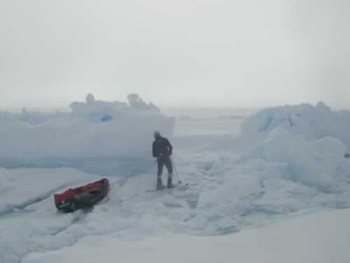 June 9: The ice has calmed down a little