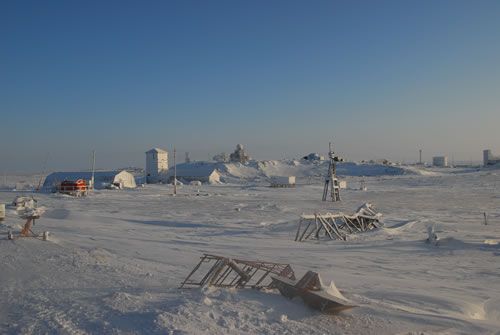 Dikson: a place on the edge of the world, buried under snow and ice during two months of the year.