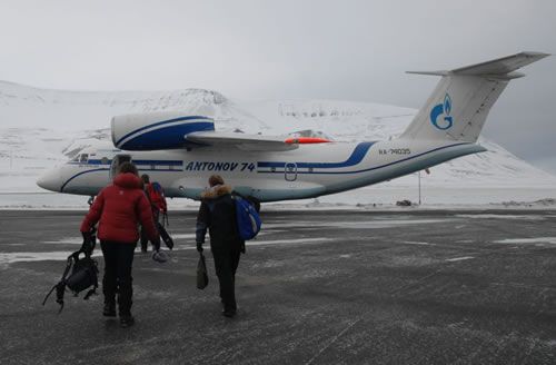 Departure from Longyearbyen