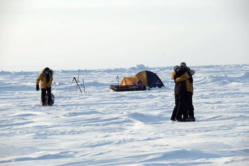 Reunion on the ice