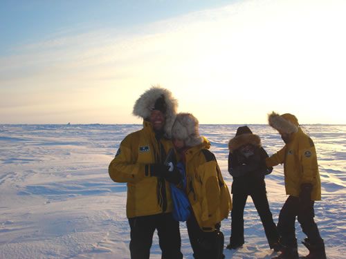 Reunion on the ice