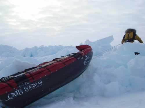 Their sledges are 70 kg heavier after the resupply