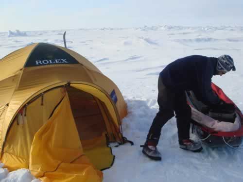 Setting up camp night after night