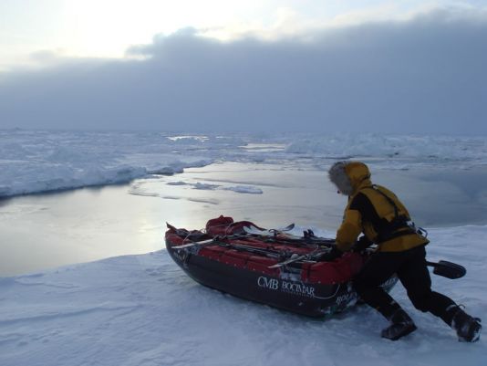 Turning the sledges into floats
