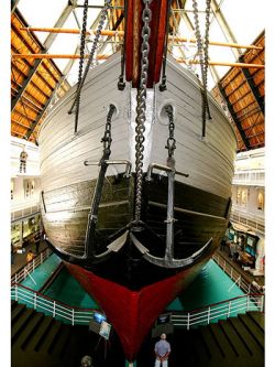 The Fram polar exploration ship, which participated in Roald Amundsen's historic first.