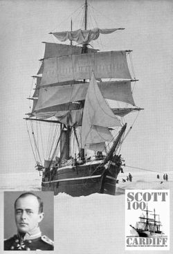 The three masts Terra Nova build as a whaler turned to be a polar exploration vessel for Robert F. Scott