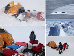 Staying tentbounded, one day because of the storm, the other day because of the lack of wind...