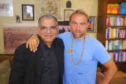 Meeting with spiritual leader Dr Deepak Chopra