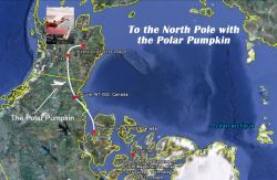 Map flight of the Polar Pumpkin